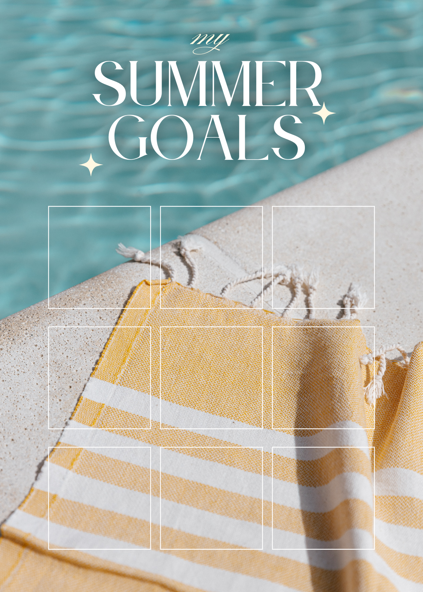 Summer Goals List